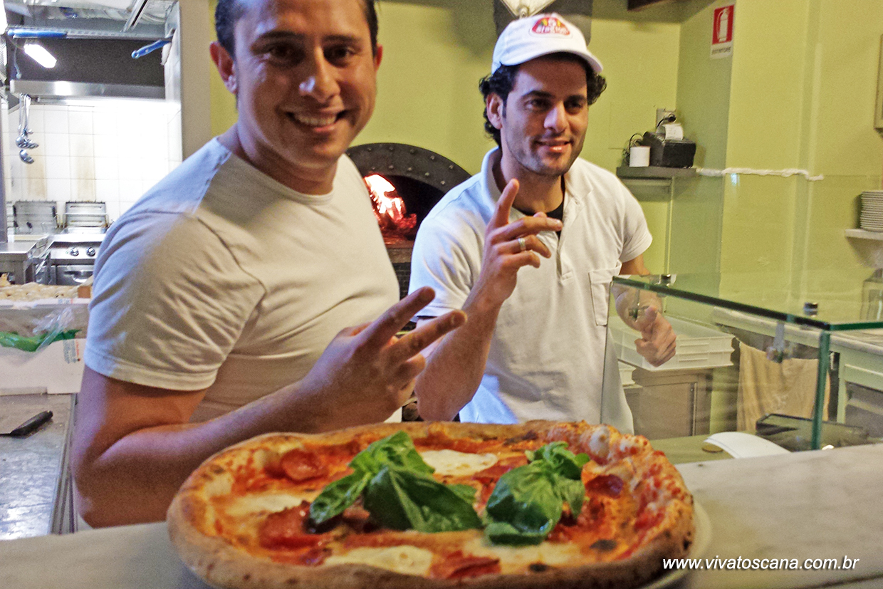 Os bravissimi pizzaiolos Calogero e Essa!