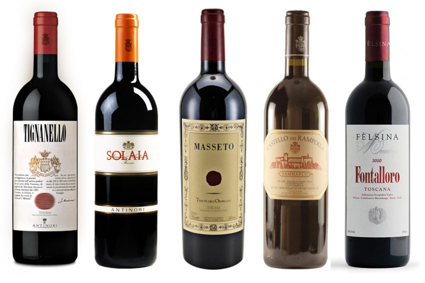 Para distinguir os triviais "vinhos de mesa" IGT dos mais elaborados vinhos de mesma denominação, o americano crítico de vinhos Robert Parker inventa o termo "Super Tuscan".