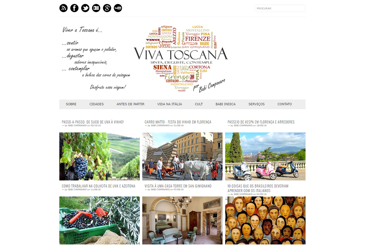 Layout Viva Toscana em 2016...